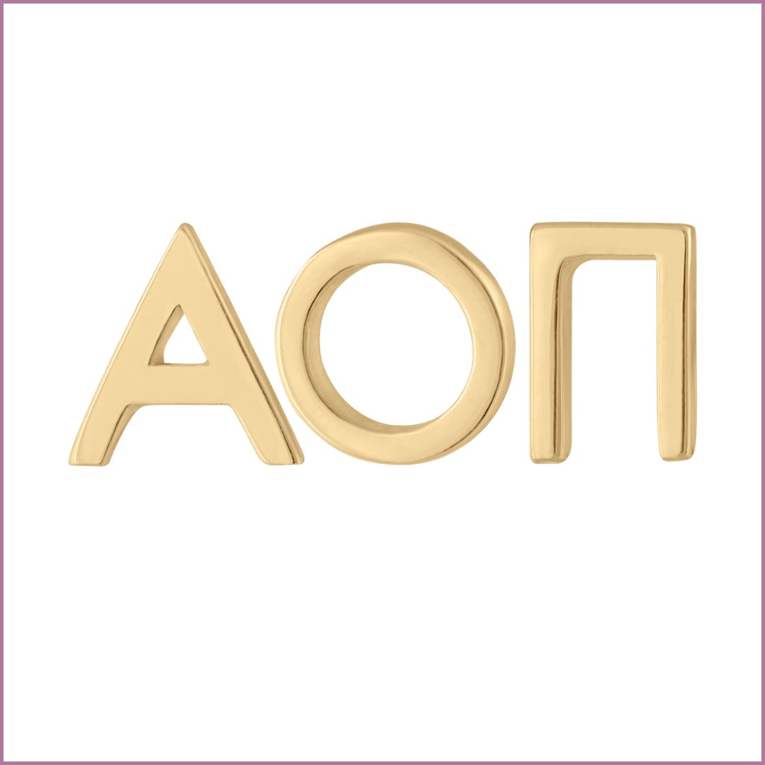 Alpha Omicron Pi Jewelry - mazi + zo sorority jewelry