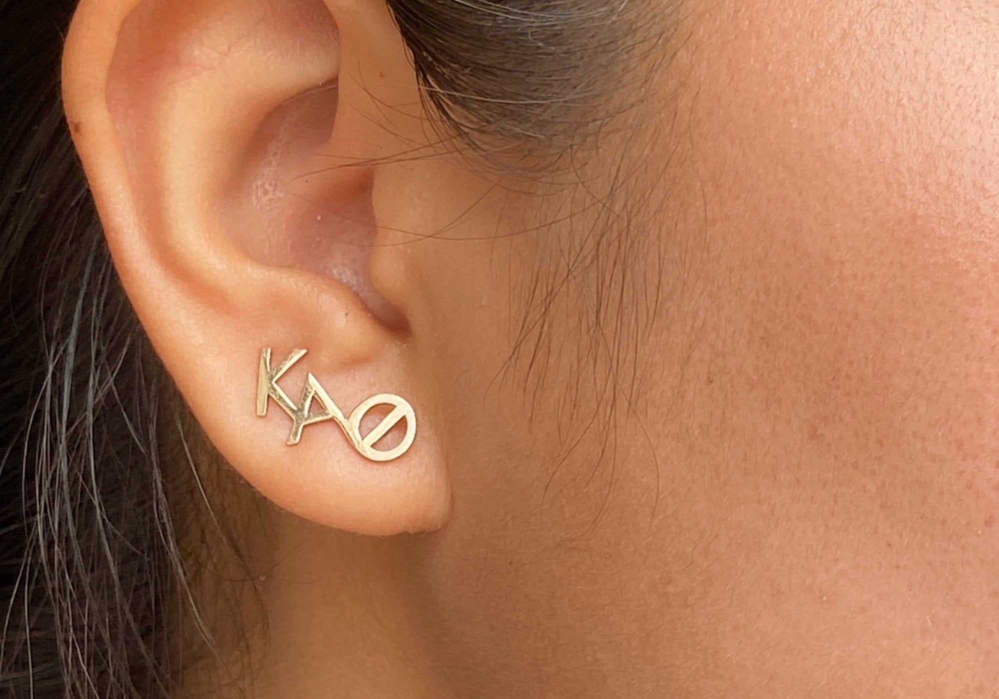 Kappa Alpha Theta Earrings | mazi + zo sorority jewelry