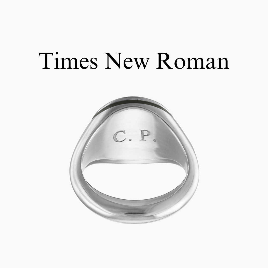 Times New Roman Engraving Example