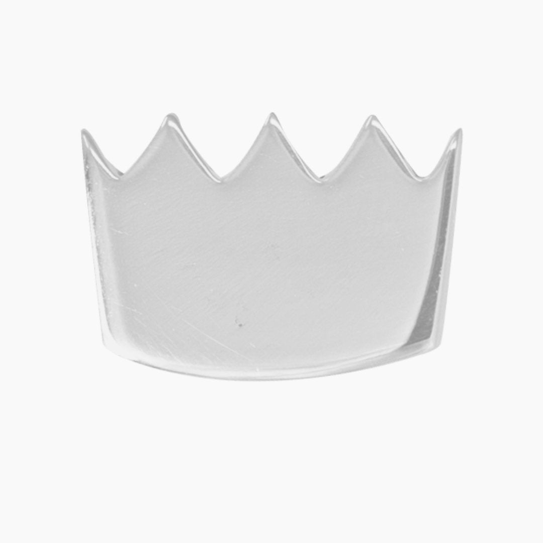 Silver Zeta Tau Alpha (ZTA) 5-Point Crown Earring | mazi + zo sorority jewelry