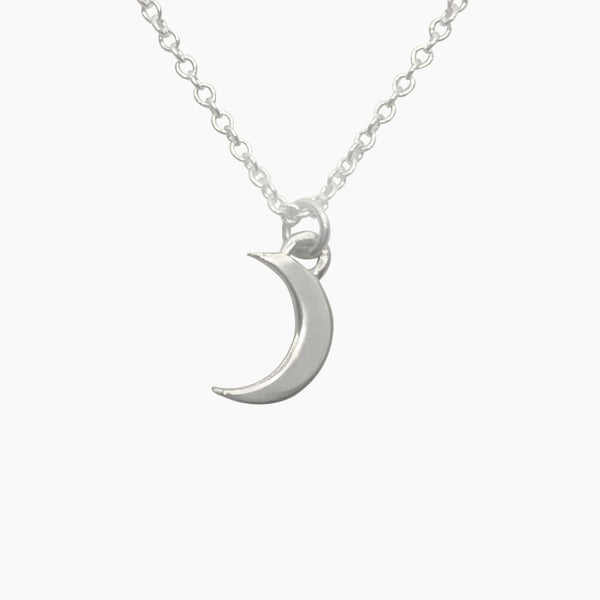 Qamar Lock Necklace in Silver – High Society Jewels